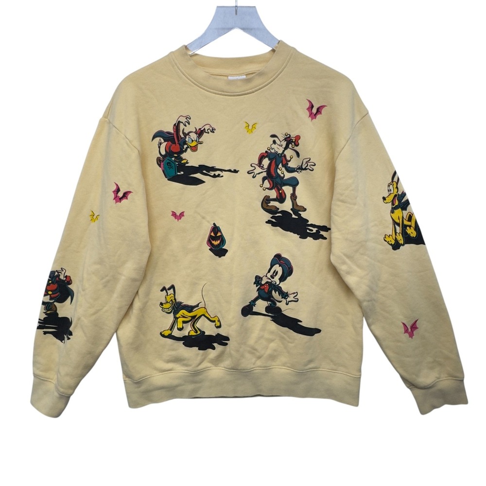 Disney Parks Mickey Mouse & Friends Halloween Pullover Sweatshirt 2023 Adult M - Picture 1 of 9